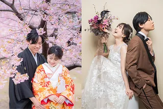 和装ロケ＋洋装スタジオ
