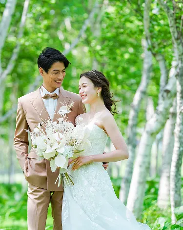 夏でも涼やか避暑地フォトウェディング