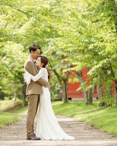 夏でも涼やか避暑地フォトウェディング